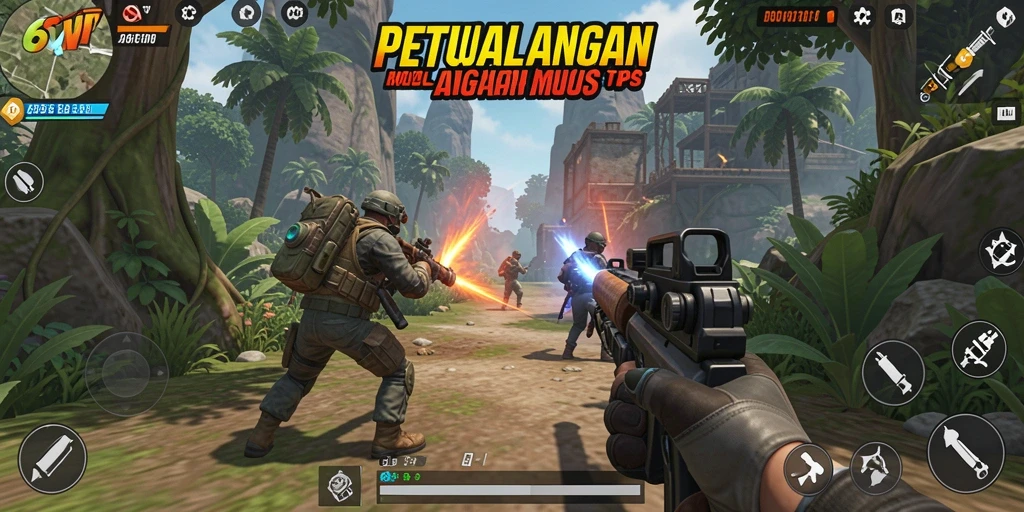 Tampilan aksi seru dalam gameplay 6SVIP yang mendebarkan.