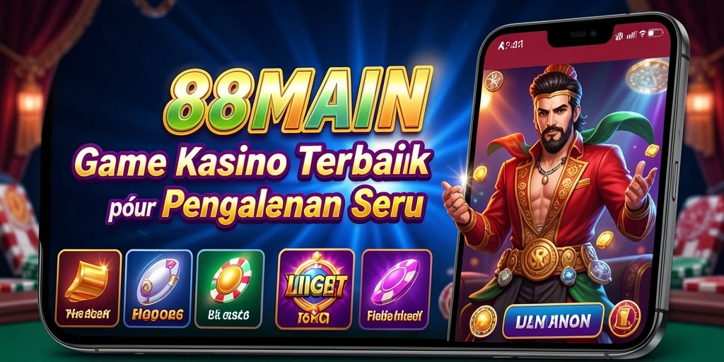 Tampilan gameplay Kasino yang seru dan menarik di 88MAIN.