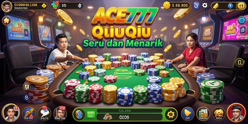 Screenshot gameplay QiuQiu yang menegangkan di ACE777.