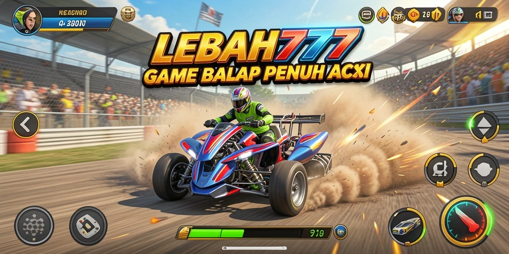 Gameplay penuh aksi di lintasan balap LEBAH777.