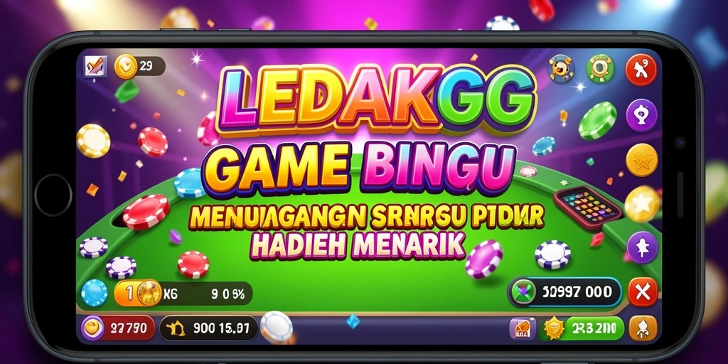Tampilan menarik dari gameplay Bingo LEDAKGG.