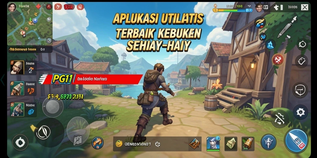 Tampilan utama PG11 yang menampilkan fitur Utilitas terbaik.