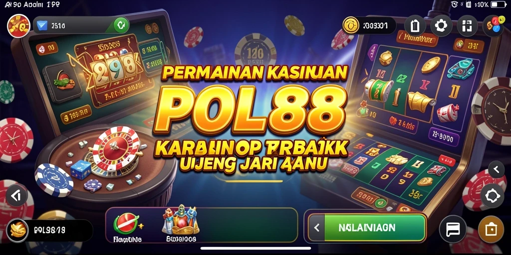 Tampilan gameplay kasino yang mengasyikkan dan penuh warna.
