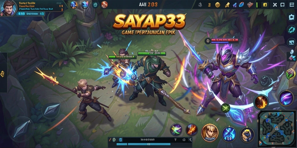 Tampilan seru dan intens saat mengadu strategi di SAYAP33.